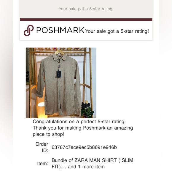 ZARA MAN SHIRT ( SLIM FIT). Size- EUR XXL USA XXL - 46 - Picture 11 of 11